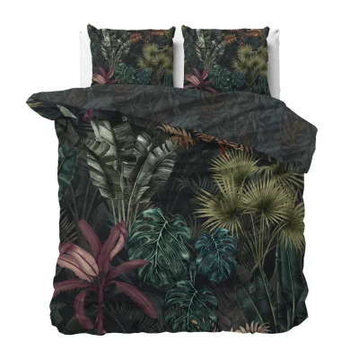 Afbeelding van Dekbedovertrek Katoen satijn Leonore 2 persoons (200x200/220 cm) Taupe Manilla Ga naar Dekbed Discounter.nl &amp; Profiteer Nu