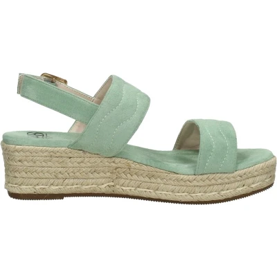 Afbeelding van SUB55 Sandalen met sleehak, Dames, Maat: 38, Mint Kunststof