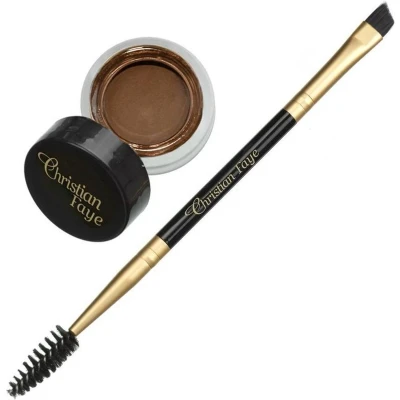 Afbeelding van Christian Faye Eyebrow Dip Pomade dark brown 4,5gr Haibu by Kapperskorting.com