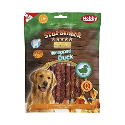 Afbeelding van Nobby Starsnack Barbecue Wrapped Duck Small 375 g