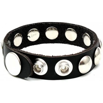 Afbeelding van Rimba Leren Cockring met Studs