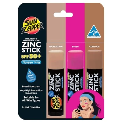 Afbeelding van Sun Zapper Beauty Pack Make up Foundation Contour Blush