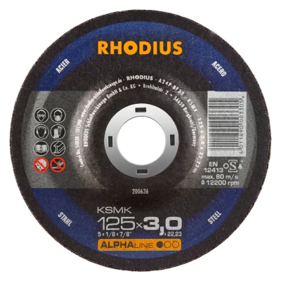 Afbeelding van RHODIUS KSMK DOORSLIJPSCHIJVEN 125 X 3,0 MM, 25 STUKS