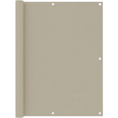 Afbeelding van Balkonscherm 120x600 cm oxford stof beige