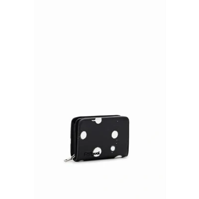 Afbeelding van Desigual Droplets Portemonnee, Dames, Maat: One Size, Black