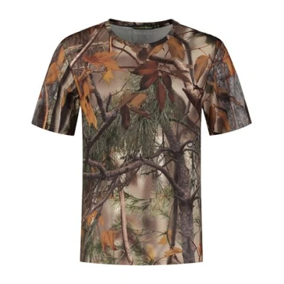 Afbeelding van Stealth Gear T shirt Korte Mouw Camo Bosprint maat L