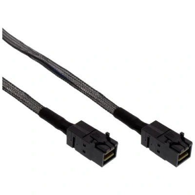 Image de Câble InLine® Mini SAS HD SFF 8643 à avec bande latérale de 1 m