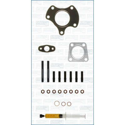 Afbeelding van AJUSA JTC12057 Turbocharger, montageset with studs, syringe oil Met pakkingen