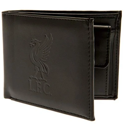 Afbeelding van Liverpool FC portemonnee met reliëf, zwart.
