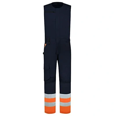 Afbeelding van Tricorp Bodybroek High Vis 753008 Mannen Ink/Oranje 42