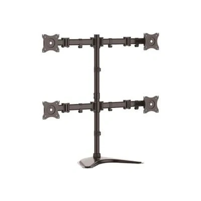 Image de StarTech.com Support de bureau pour quatre ecrans a fixation VESA jusqu&#039;a 27&quot; et 8 kg moniteur multi Acier pied