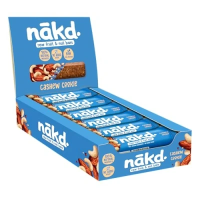 Afbeelding van Nakd Cashew Cookie Reep 18x35g