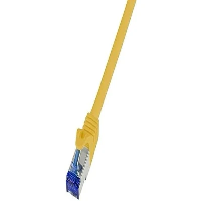 Afbeelding van LogiLink C6A037S RJ45 CAT 6A S/FTP 1.00 m Geel 1 stuk(s)