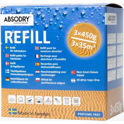 Afbeelding van Absodry Refill 3x450g Navulling