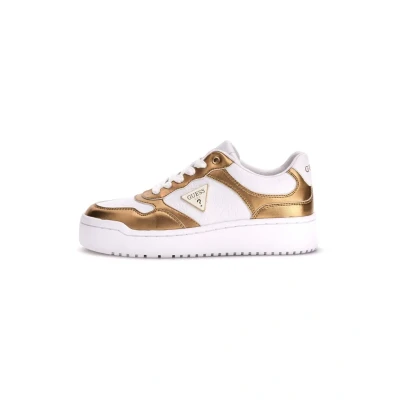 Afbeelding van Guess MIRAM6 Sneakers laag, Dames, Maat: 38, Mehrfarbig braun Leer
