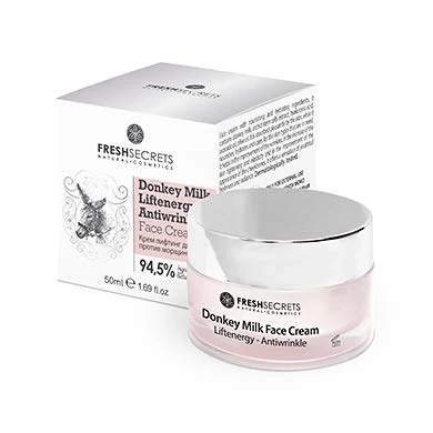 Afbeelding van Fresh Secrets Antiwrinkle Ezelinnenmelk Gezichtscrème