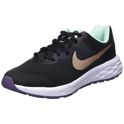 Afbeelding van Nike Revolution 6 schoenen, zwart/wit Dk Smoke Grey, Small EU