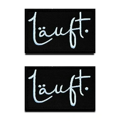 Afbeelding van 2 stuks geborduurde patches &quot;Lüft Lügen&quot; voor kleding, uniformen, militaire jassen, hoeden, rugzakken, motorrijders enz