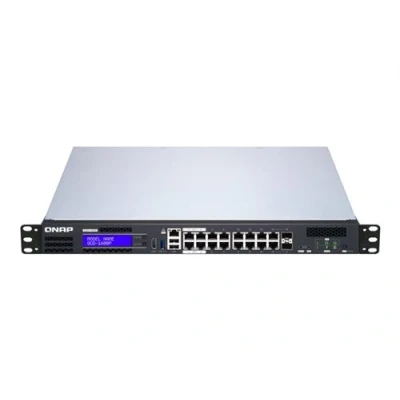 Image de QNAP QGD 1600P Commutateur intelligent 4 x 10/100/1000 (PoE++) + 10 (PoE+) 2 combo Gigabit SFP Montable sur rack PoE++ (370 W)