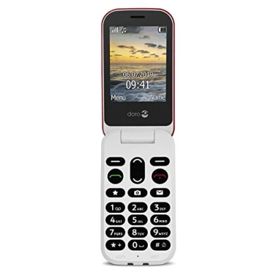Afbeelding van doro 6040 Senioren mobiele telefoon Rood