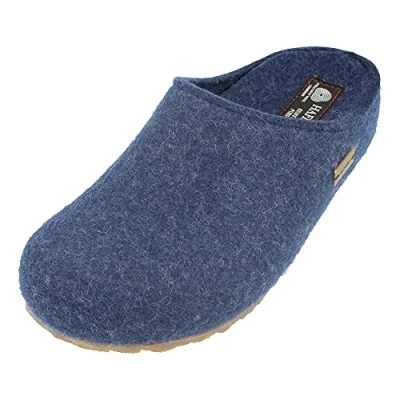 Afbeelding van HAFLINGER Grizzly Michl Slippers voor heren, Blauw 72 Jeans