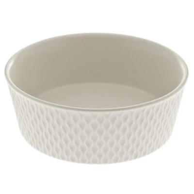 Afbeelding van Ferribiella Galatea Porcelain Bowl Hondenvoerbak Ø16 cm 600 ml Wit
