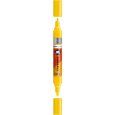 Afbeelding van Molotow ONE4ALL Zinkgele Acrylic Twin 1,5 4 mm Marker