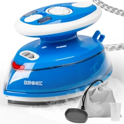 Afbeelding van Duronic SI3 BE Reisstoomstrijkijzer, 400 W, licht en compact, 495 g, ideaal voor onderweg, geschikt handwerk patchworks, inclusief accessoires
