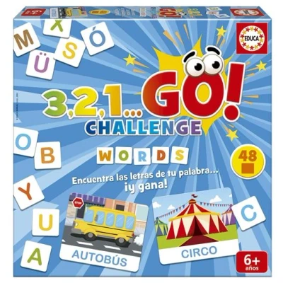 Image de Jeu classique Educa 3,2,1 Go! Challenge Words