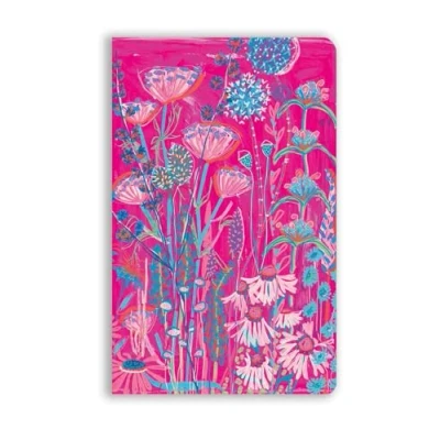 Afbeelding van Flame Tree Soft Touch Journals Lucy Innes Williams: Pink Garden House (Soft Journal)