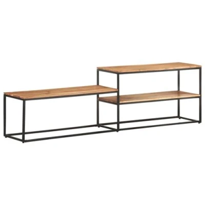 Afbeelding van Tv meubel 180x30x50 cm massief acaciahout