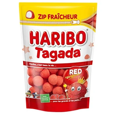 Afbeelding van HARIBO Aardbei Tagada 220G 4 stuks
