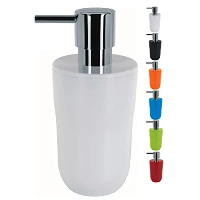 Afbeelding van Spirella De zeepdispenser is geschikt voor vloeibare zeep. Inhoud: 7,5 x 16,5 cm 300 ml Wit