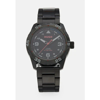 Afbeelding van HUGO TREK Horloge, Heren, Maat: One Size, Black