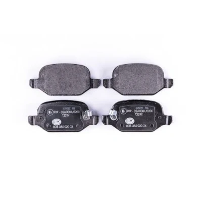 Afbeelding van HELLA 8DB 355 020 761 Remblokkenset Met akoestische slijtagewaarschuwing FIAT: 500L