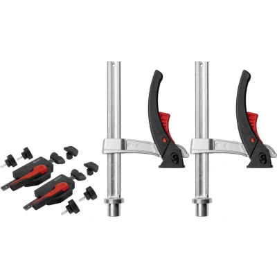Afbeelding van Bessey MFT A Actieset met spangereedschap voor het werken op de tafel Spanbreedte (max.):150 mm Afm. werkbereik:80