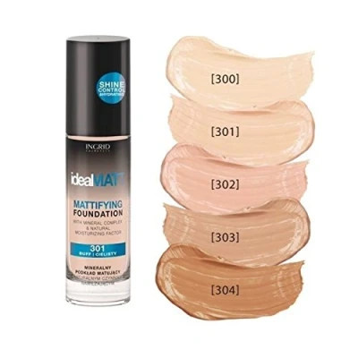 Afbeelding van Ideal Matt Mattifying foundation minerale matterende 301 Buff 30ml