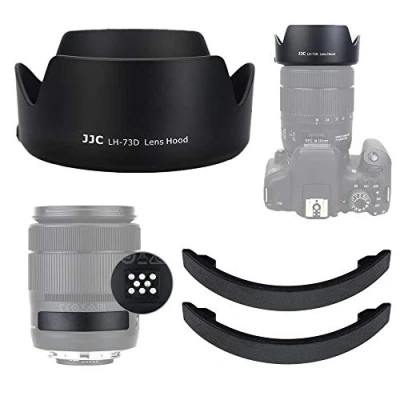 Afbeelding van JJC Zonneklep met contactlenzen beschermhoes voor Canon RF 28 70 mm f/2.8 IS STM, 24 105 F4 7.1 STM e EF S 18 135 F3,5 5,6 USM vervangende lens EW 73D