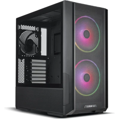 Afbeelding van Lian Li LANCOOL 216RX Midi tower Behuizing, Gaming behuizing Zwart