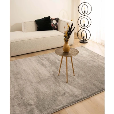 Afbeelding van Velours Vloerkleed Flair Grijs 120x170 Cm