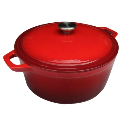Afbeelding van Cookinglife Braadpan Cast Iron Gietijzer Rood ø 24 cm / 3.5 Liter