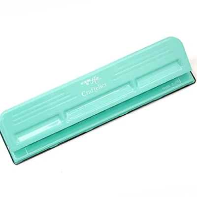 Afbeelding van Craftelier 11 gaats perforator voor XL schijfplanners, agenda&#039;s of notitieboekjes speciaal scrapbooking boorcapaciteit 3 papieren van 90 g/m² afmetingen: ca. 32 x 9 5 cm.
