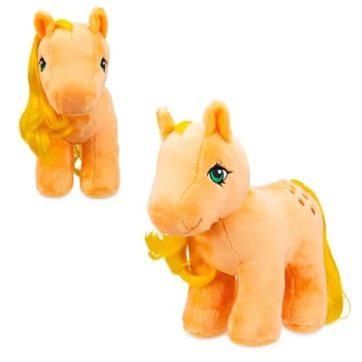 Afbeelding van My Little Poney Applejack Pluche, retro paardencadeaus voor meisjes en jongens, vintage paardenspeelgoed om te verzamelen kinderen, eenhoornspeelgoed jongens vanaf 3 jaar