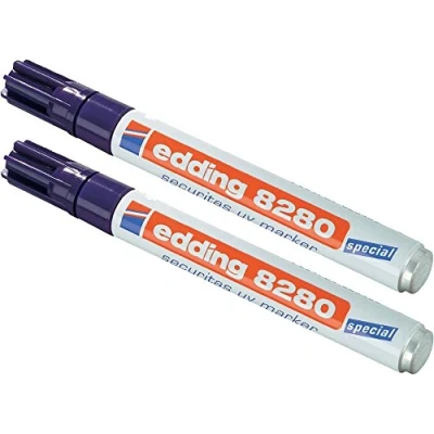 Afbeelding van edding 4 8280100_2 UV permanente marker, 2 stuks