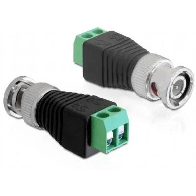 Image de Delock adaptateur bnc prise mâle &gt; terminalblock 2 pin 65323