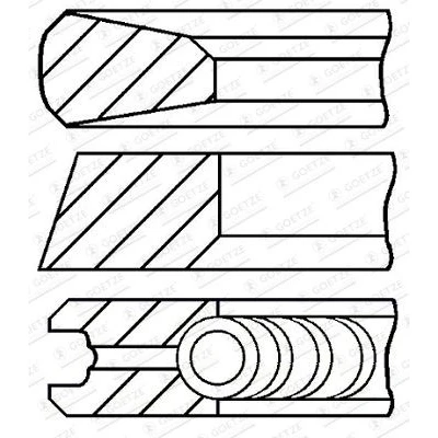 Afbeelding van GOETZE ENGINE 08 437500 00 Zuigerveer 130 LKZ Ring