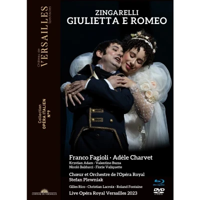 Afbeelding van Franco Fagioli, Adele Charvet, Krystian Adam, Valentino Buzza, Nicolò Balducci, Florie Valiquette, Choeur &amp; Orchestre De L&#039;opera Royal, Stefan Plewniak Zingarelli: Giulietta E Romeo (DVD)