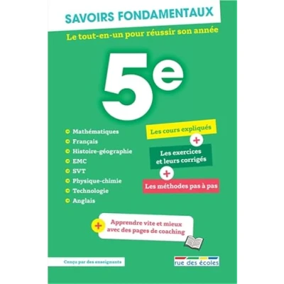 Afbeelding van SAVOIRS FONDAMENTAUX 5E TOUTES LES MATIERES