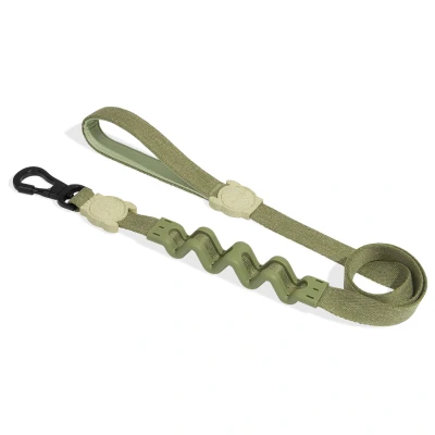 Afbeelding van Zee.Dog Moss Ruff Lijn Lichtgroen Hondenriem 120x2.5 cm