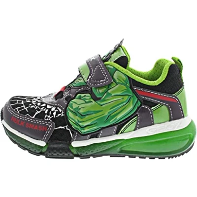 Afbeelding van Geox J Bayonyc Boy, sneakers voor jongens, Zwart/Groen